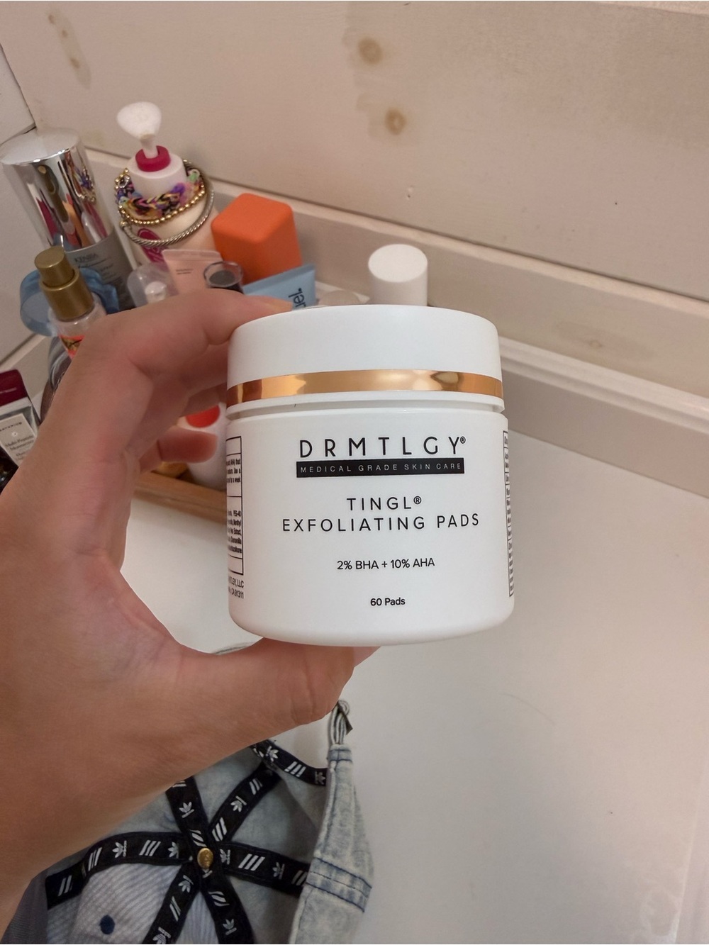 DRMTLGY TINGL® Exfoliating Pads — White